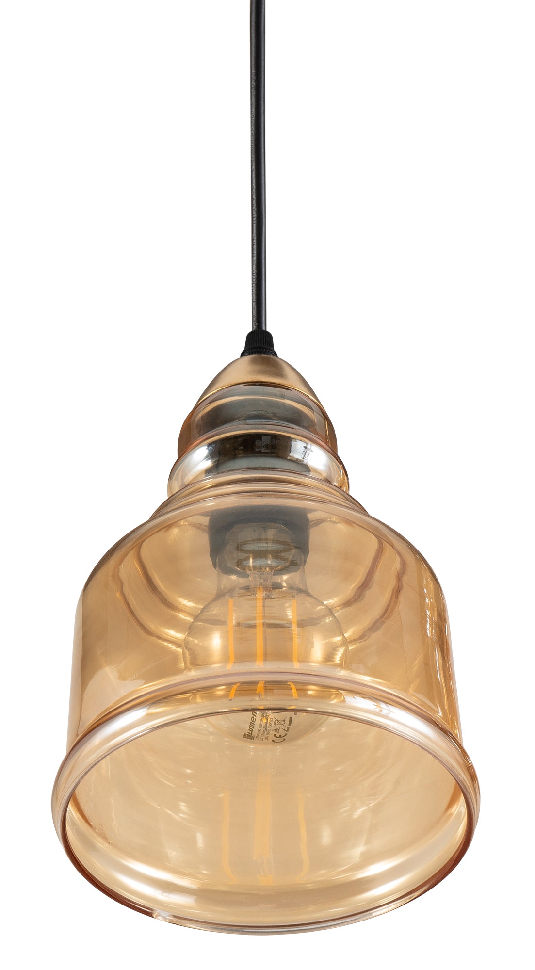 PDA 1258 C 1/Φ ΓΥΑΛΙ ΚΟΝΤΟ ΛΕΠΤΟ ΜΕΛΙ 1xE-27 40W