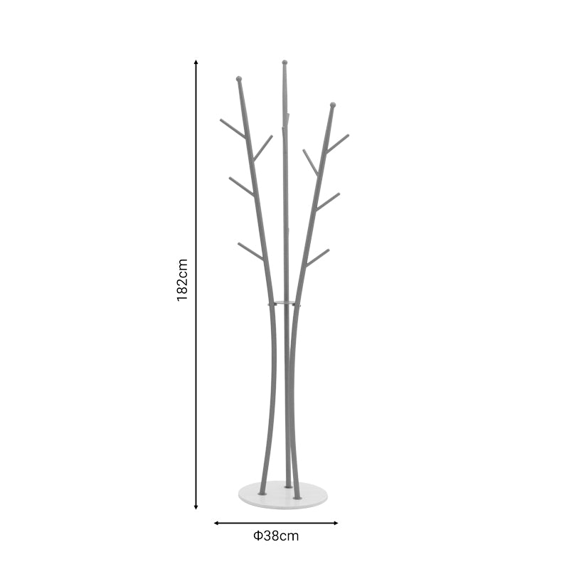 Καλόγερος Marianni pakoworld χρυσό-λευκό μέταλλο 50x38x182εκ