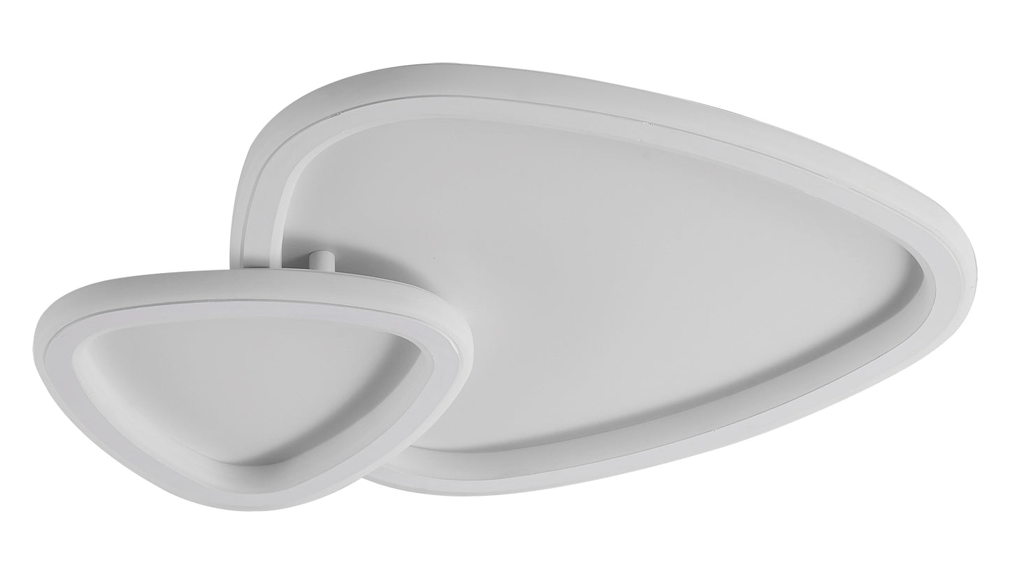 CCC 712-1 ΠΛΑΦΟΝΙΕΡΑ LED ΛΕΥΚΗ 2 ΒΟΤΣΑΛΑ