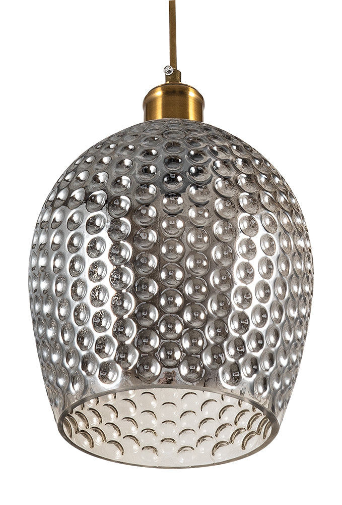 PDC 116 # 1/Φ ΓΥΑΛΙΝΟ ΜΠΟΜΠΕ Φ20 ΓΚΡΙ ΦΙΜΕ 1ΧΕ27