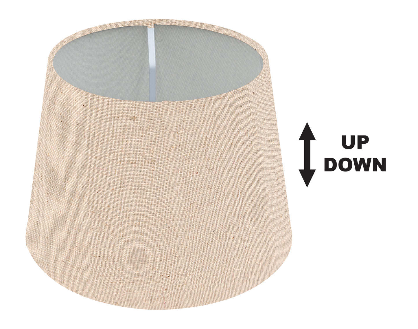 SPC 25 BG E14-E27 (d25-19-H18) ΚΑΠΕΛΟ UP/DOWN ΜΠΕΖ ΥΦΑΣΜΑ