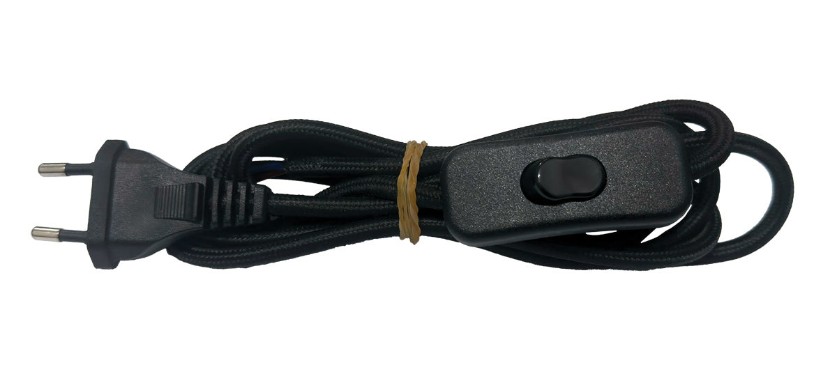 SPC 134 BK ΚΑΛΩΔΙΟ ΜΕ ΔΙΑΚΟΠΤΗ ΠΟΡΤΑΤΙΦ (ΦΙΣ-ΠΟΥΑΡ) ΥΦΑΣΜΑΤΙΝΟ