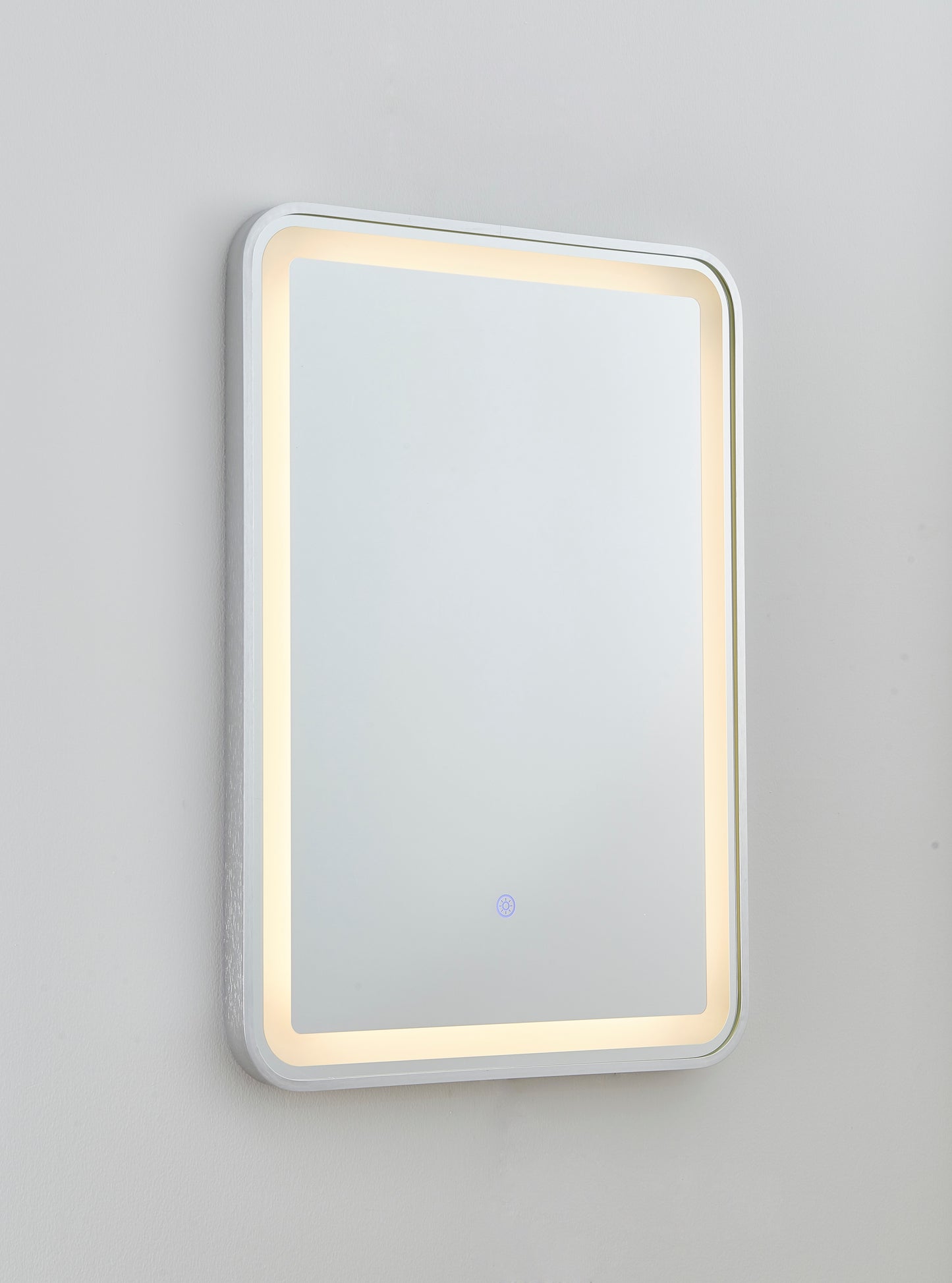 MIC-08 ΚΑΘΡΕΠΤΗΣ NM ΠΑΡΑΛ/ΜΟΣ ΝΙΚΕΛ ΜΑΤ ΚΟΡΝΙΖΑ LED ΦΩΤΙΣΜΟ TOUCH