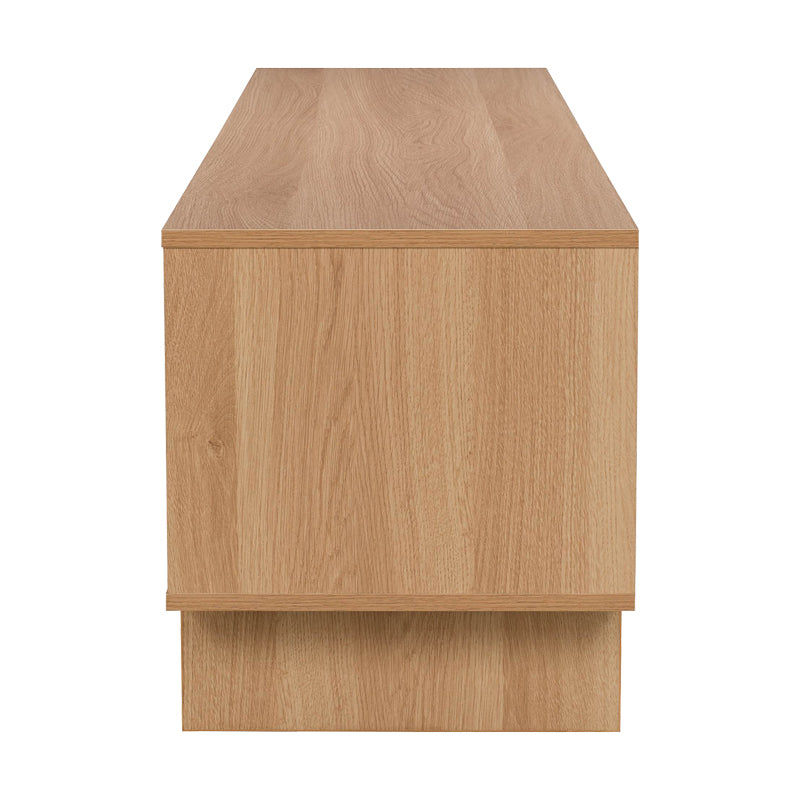 Έπιπλο τηλεόρασης Jenfia pakoworld mdf σε φυσική απόχρωση 150x39x45,5εκ