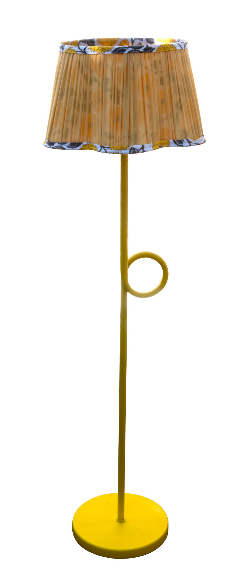 FLA - SPI-35 # YL/YL-FL ΔΑΠΕΔΟΥ ΒΑΣΗ ΚΙΤΡΙΝΗ ΜΕ ΑΜΠΑΖΟΥΡ ΚΙΤΡΙΝΟ FLOWER 1XE27