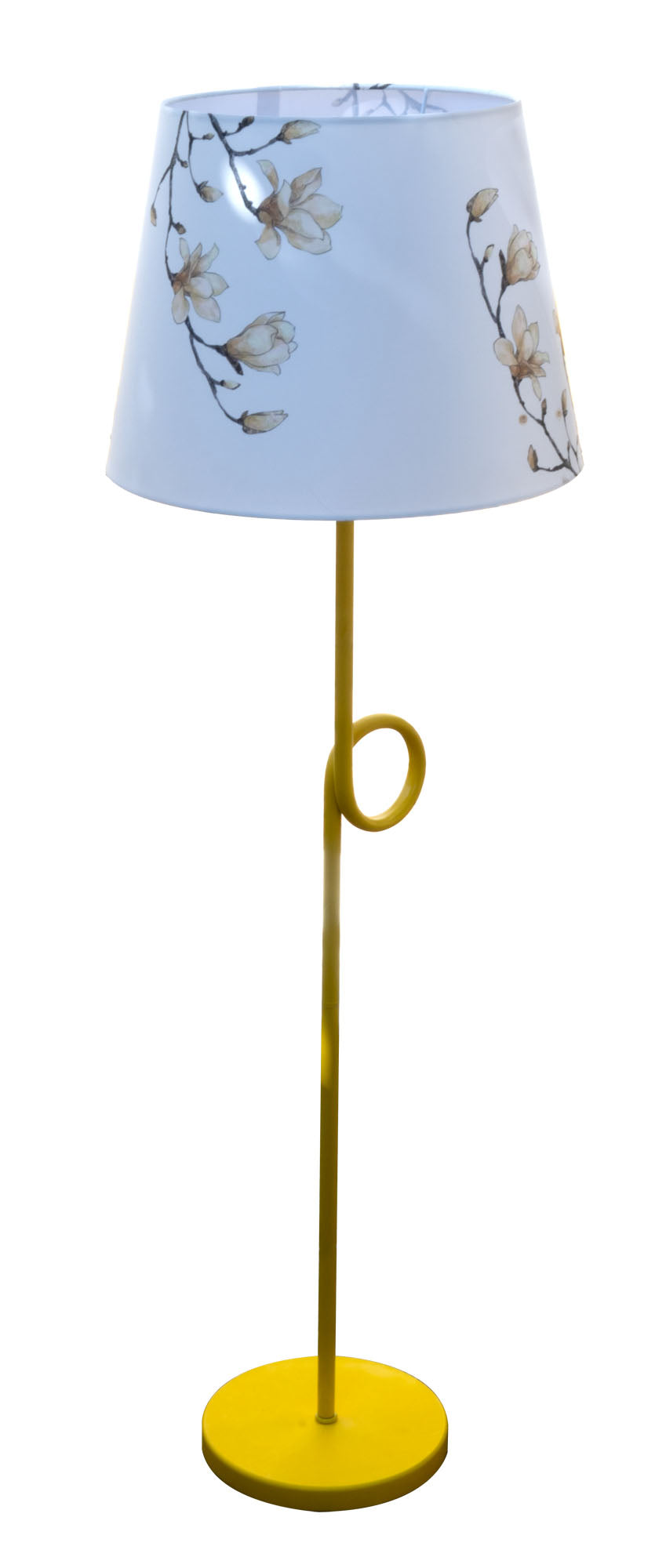 FLA SPC- 40 WH/AL ΔΑΠΕΔΟΥ ΒΑΣΗ ΚΙΤΡΙΝΗ ΜΕ ΑΜΠΑΖΟΥΡ ΛΕΥΚΟ ΣΧΕΔΙΟ ΑΜΠΑΖΟΥΡ 1ΧΕ27