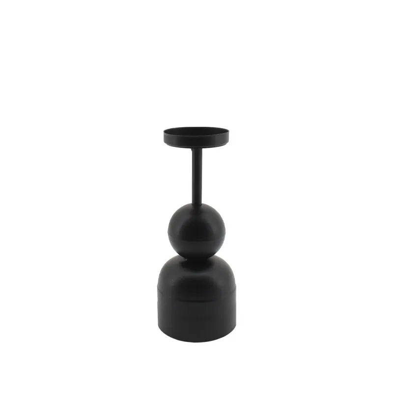 ΜΕΤΑΛΛΙΚΟ ΚΗΡΟΠΗΓΙΟ ΜΑΥΡΟ ΣΤΡΟΓΓΥΛΟ ΣΦΑΙΡA - MARHOME 15-10230