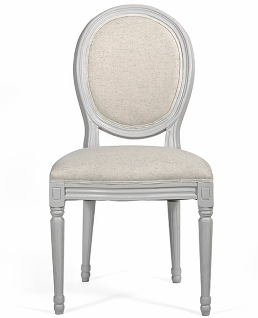 Καρέκλα Louis, σκελετός γκρι ανοιχτό