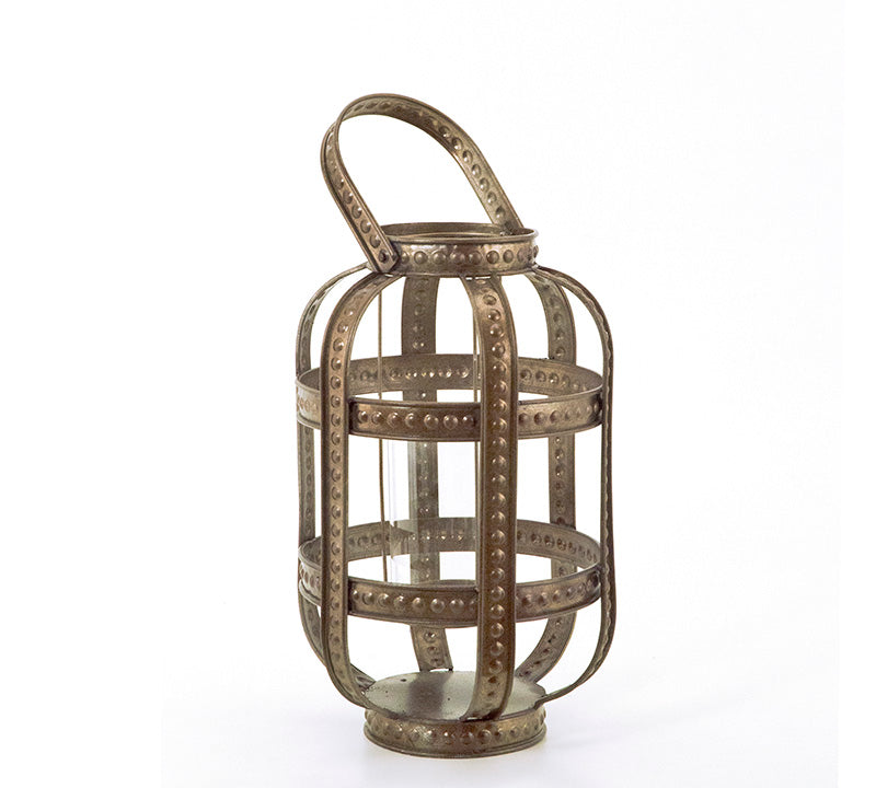 Vintage σιδερένιο φανάρι σχ.οβάλ 32,5cm