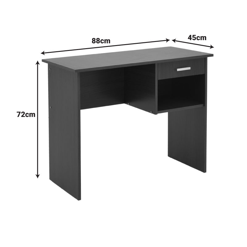 Γραφείο εργασίας με συρτάρι Michael pakoworld γκρι 88x45x72εκ