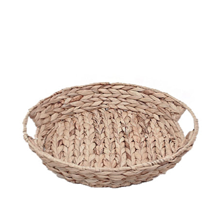 Στρογγυλή πιατέλα απο υάκινθο δ.36cm