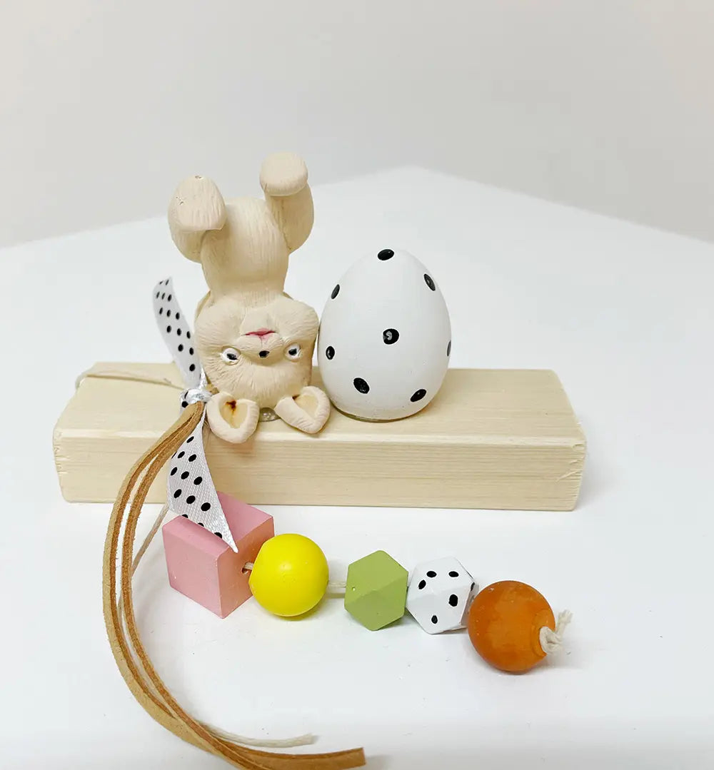 ΔΙΑΚΟΣΜΗΤΙΚΟ ΛΑΓΟΥΔΑΚΙ ΚΑΤΑΚΟΡΥΦΟ ΚΙΤΡΙΝΟ MANAKOU - ΠΑΣΧ26-Π05-40