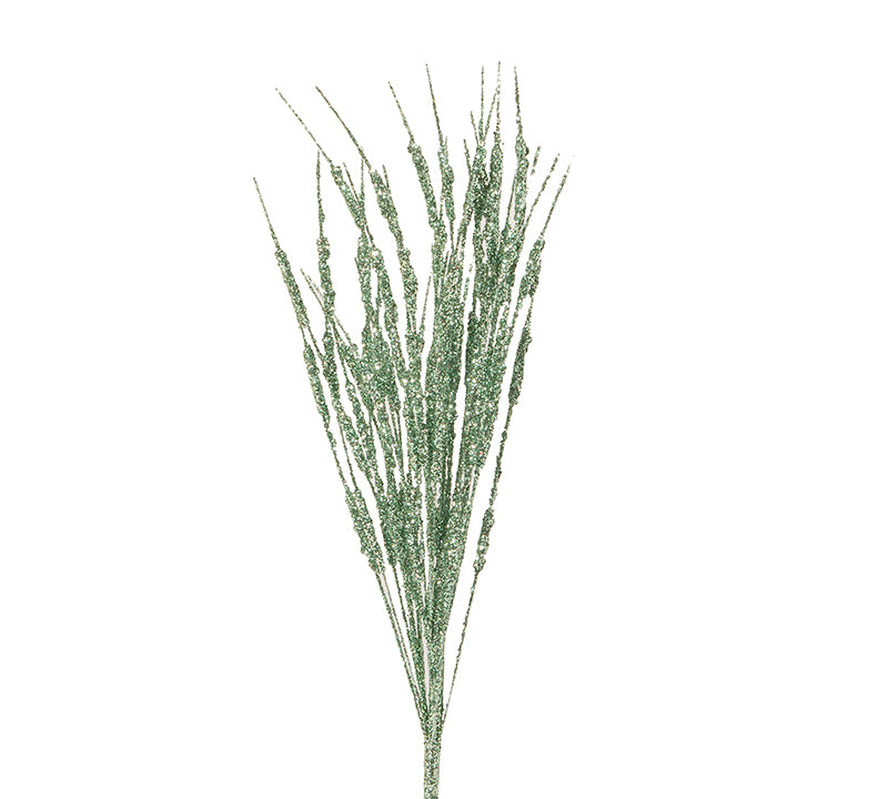 Cattail spray slate green,43cm