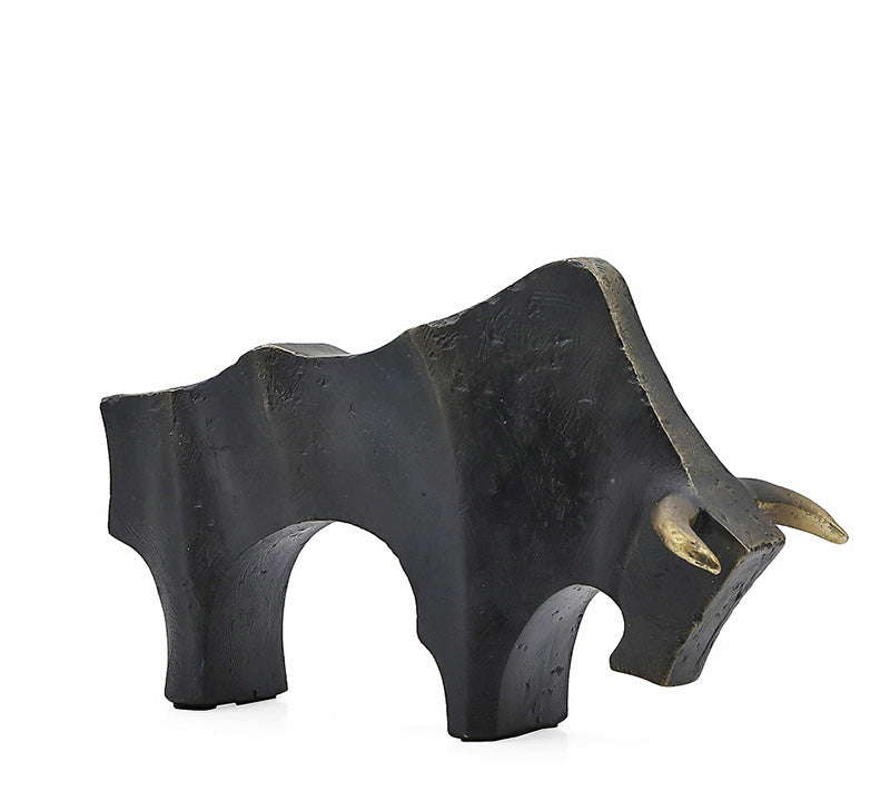 Διακοσμητικός ταύρος μαύρο χρ.,27cm