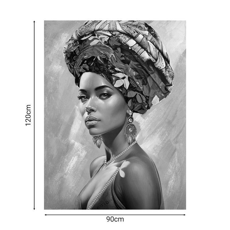 Πίνακας σε καμβά Facy I 3D Inart 90x3x120εκ