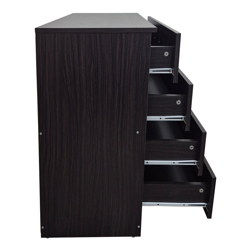 Συρταριέρα Athos pakoworld σε wenge απόχρωση 80x40x79εκ
