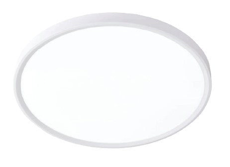 Inlight Πλαφονιέρα οροφής LED 50W 3CCT (by switch on base) σε λευκή απόχρωση D:60x2,5cm (42036-A-White)