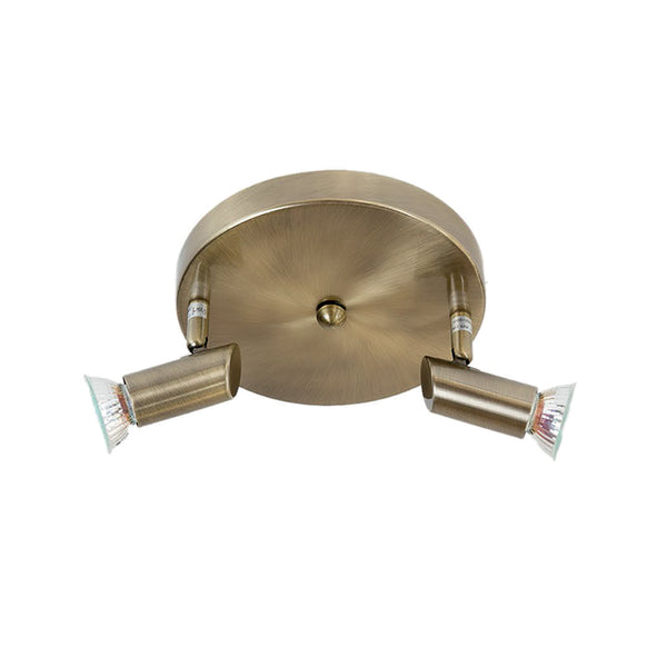 InLight Επιτοίχιο σποτ από μέταλλο σε οξυντέ απόχρωση 2XGU10 D:17cm (9075-2Φ-Οξυντέ)