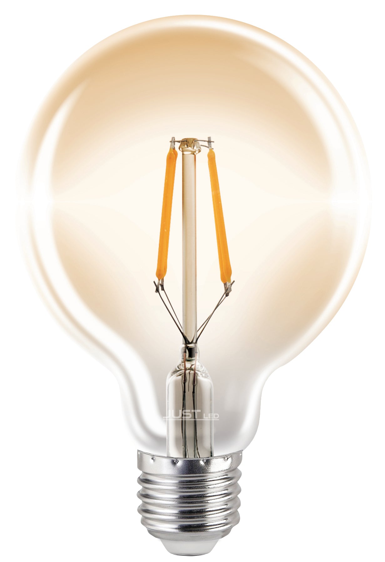 JUST LED JUSTLed-LED Filament Ε27 G95 10W 3000K Θερμό Amber Dimmable (B279510301)