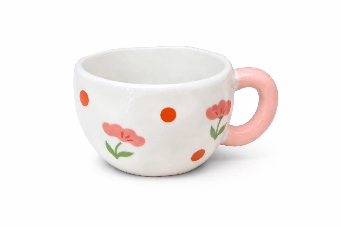ΚΟΥΠΑ ΚΕΡΑΜΙΚΗ ΜΕ ΡΟΖ ΛΟΥΛΟΥΔΙΑ - MUG4945
