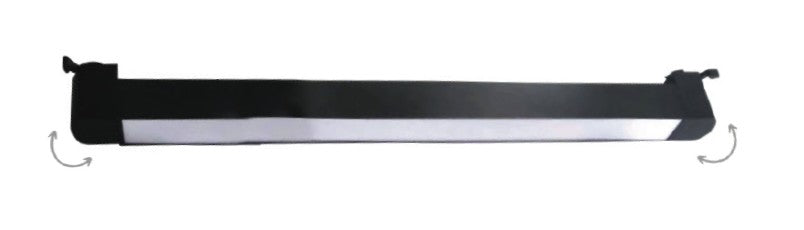 InLight Γραμμικό φωτιστικό LED 35W 4000K για μονοφασική ράγα σε μαύρη απόχρωση D:47,5cmX3,3cm (T02702-BL)