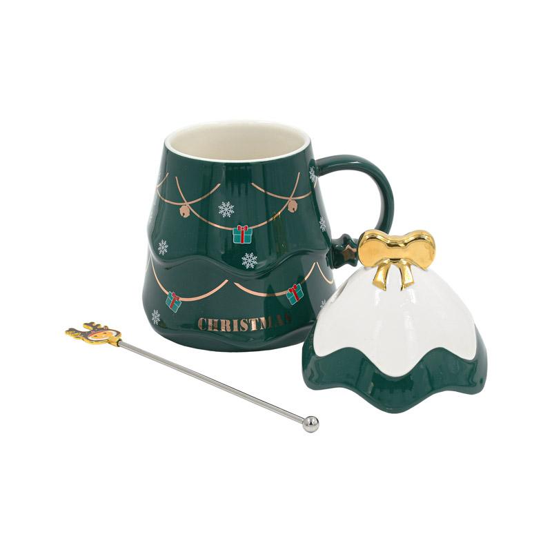 ΧΡΙΣΤΟΥΓΕΝΝΙΑΤΙΚΗ ΚΟΥΠΑ ΜΕ ΚΟΥΤΑΛΑΚΙ ΣΕ ΣΧΗΜΑ ΔΕΝΤΡΟΥ 1/4 Fylliana FL2125 8x9εκ