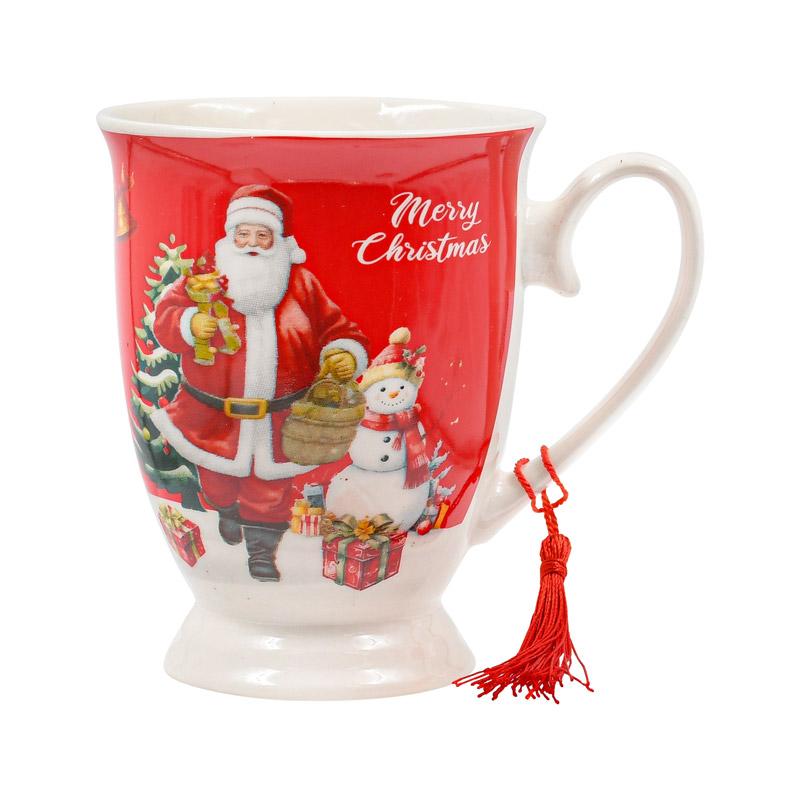 ΧΡΙΣΤΟΥΓΕΝΝΙΑΤΙΚΗ ΚΟΥΠΑ ΣΕ ΚΟΥΤΙ ΔΩΡΟΥ 1/4 Fylliana FL897 ΑΓΙΟΣ ΒΑΣΙΛΗΣ ΜΕ ΧΙΟΝΑNΘΡΩΠΟ 9x11εκ