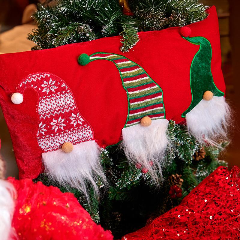 ΧΡΙΣΤΟΥΓΕΝΝΙΑΤΙΚΟ ΔΙΑΚΟΣΜΗΤΙΚΟ ΜΑΞΙΛΑΡΙ "SANTA CLAUS" Fylliana FL012 ΚΟΚΚΙΝΟ-ΠΡΑΣΙΝΟ-ΛΕΥΚΟ 30x60x5εκ