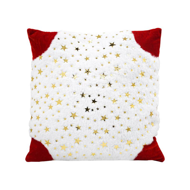 ΧΡΙΣΤΟΥΓΕΝΝΙΑΤΙΚΟ ΔΙΑΚΟΣΜΗΤΙΚΟ ΜΑΞΙΛΑΡΙ "STARS" Fylliana FL007 ΚΟΚΚΙΝΟ-ΛΕΥΚΟ-ΧΡΥΣΟ 42x42x5εκ