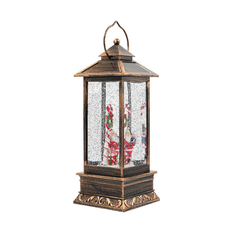 ΔΙΑΚΟΣΜΗΤΙΚΟ ΧΡΙΣΤΟΥΓΕΝΝΙΑΤΙΚΟ ΦΑΝΑΡΙ Fylliana FL2114 ΜΕ ΜΟΥΣΙΚΗ & USB ΧΡΥΣΟ 27x11x11εκ