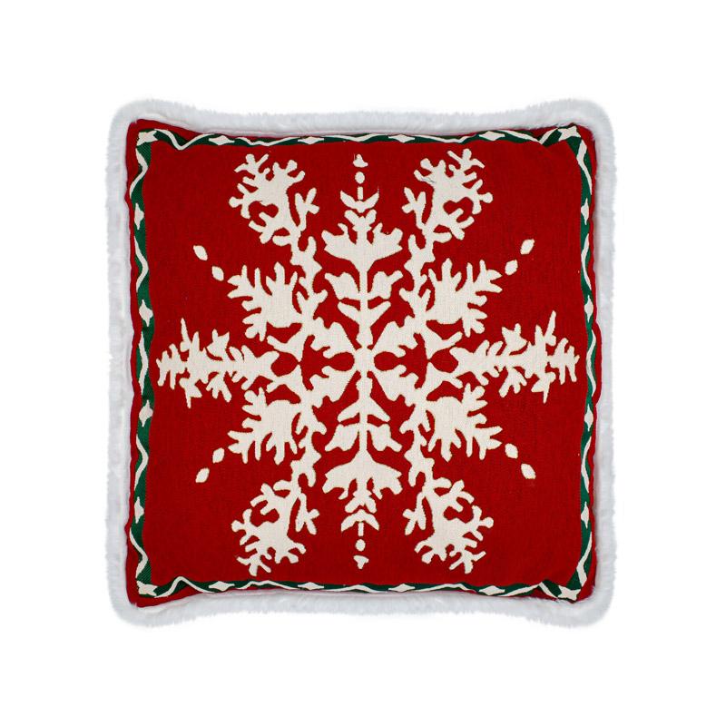 ΔΙΑΚΟΣΜΗΤΙΚΟ ΧΡΙΣΤΟΥΓΕΝΝΙΑΤΙΚΟ ΜΑΞΙΛΑΡΙ Fylliana ΚΟΚΚΙΝΟ-ΛΕΥΚΟ-ΠΡΑΣΙΝΟ 44x44εκ