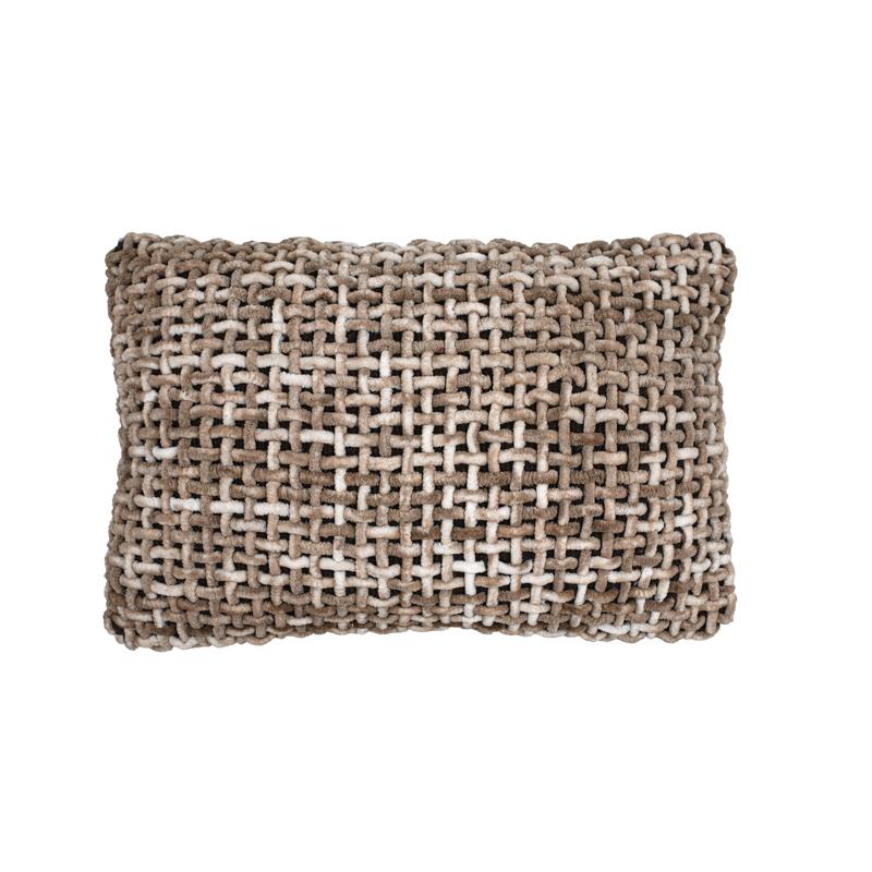 ΔΙΑΚΟΣΜΗΤΙΚΟ ΜΑΞΙΛΑΡΙ Fylliana "Lagoon" ΚΑΦΕ ΧΡΩΜΑ 30x50εκ