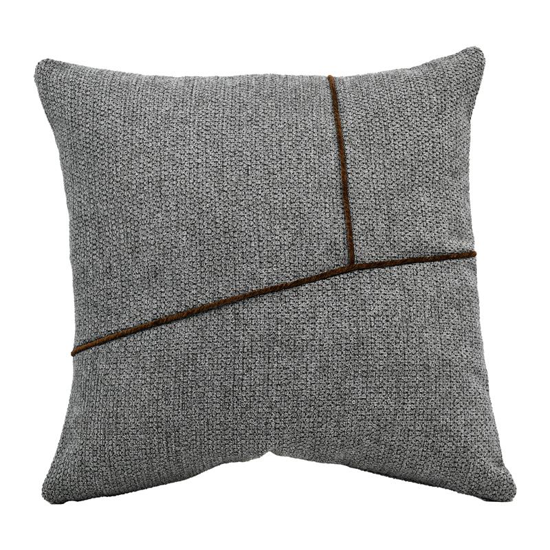 ΔΙΑΚΟΣΜΗΤΙΚΟ ΜΑΞΙΛΑΡΙ Fylliana Linear ΓΚΡΙ ΧΡΩΜΑ 43x43x10εκ