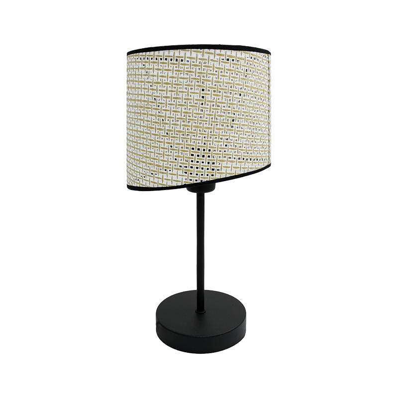 ΕΠΙΤΡΑΠΕΖΙΟ ΦΩΤΙΣΤΙΚΟ Fylliana FL293 ΜΑΥΡΟ-ΧΑΣΙΡ ΧΡΩΜΑ 20x49εκ Ε27