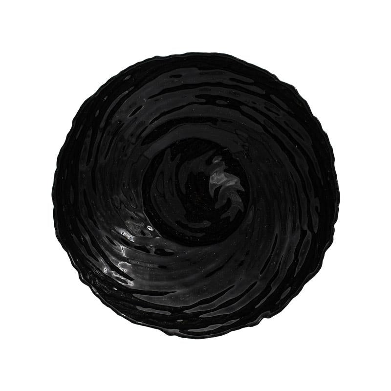 ΓΥΑΛΙΝΗ ΣΤΡΟΓΓΥΛΗ ΦΡΟΥΤΙΕΡΑ Fylliana FL25 ΜΑΥΡΟ ΧΡΩΜΑ 25εκ