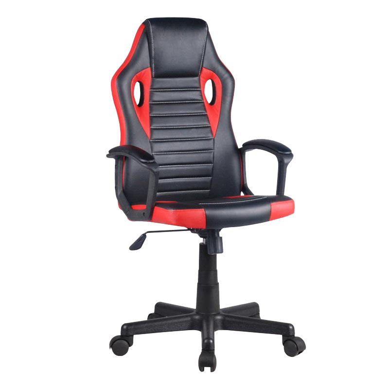 ΚΑΡΕΚΛΑ GAMING Fylliana 5630 ΜΑΥΡΗ-ΚΟΚΚΙΝΗ ΔΕΡΜΑΤΙΝΗ 61x55x120εκ