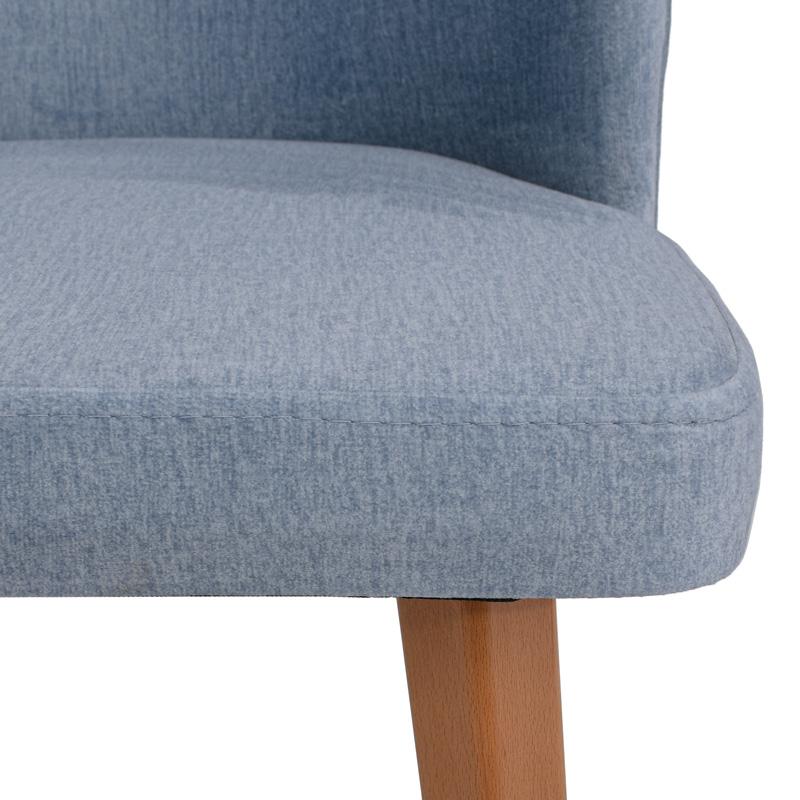 ΚΑΡΕΚΛΑ ΤΡΑΠΕΖΑΡΙΑΣ Fylliana New Melanie ΥΦΑΣΜΑ MINERAL ΧΡΩΜΑ 46x48x93εκ