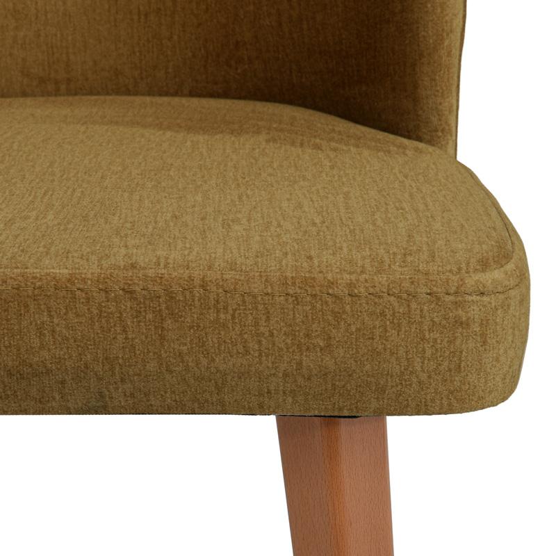 ΚΑΡΕΚΛΑ ΤΡΑΠΕΖΑΡΙΑΣ Fylliana New Melanie ΥΦΑΣΜΑ TOBACCO ΧΡΩΜΑ 46x48x93εκ