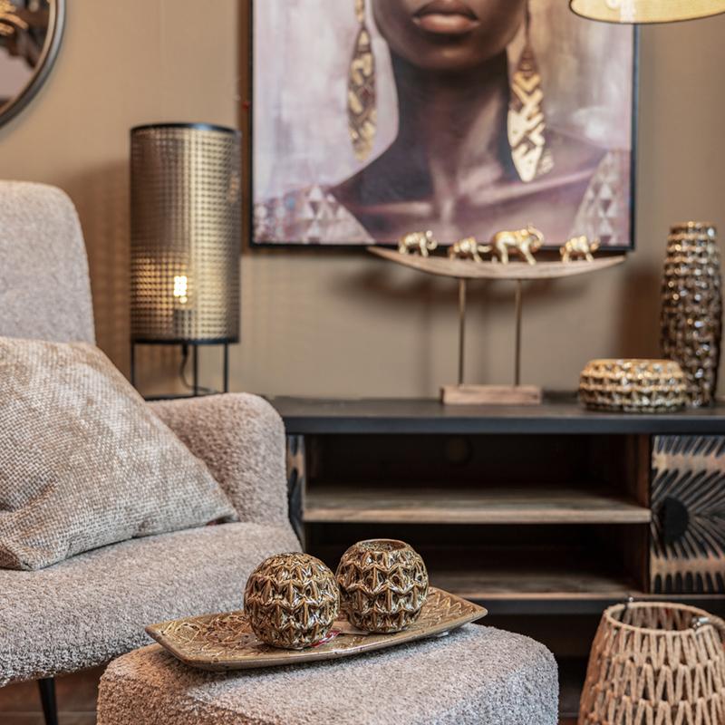 ΚΕΡΑΜΙΚΗ ΠΙΑΤΕΛΑ Fylliana FL22044 ΚΙΤΡΙΝΟ ΧΡΩΜΑ 36x18x3εκ