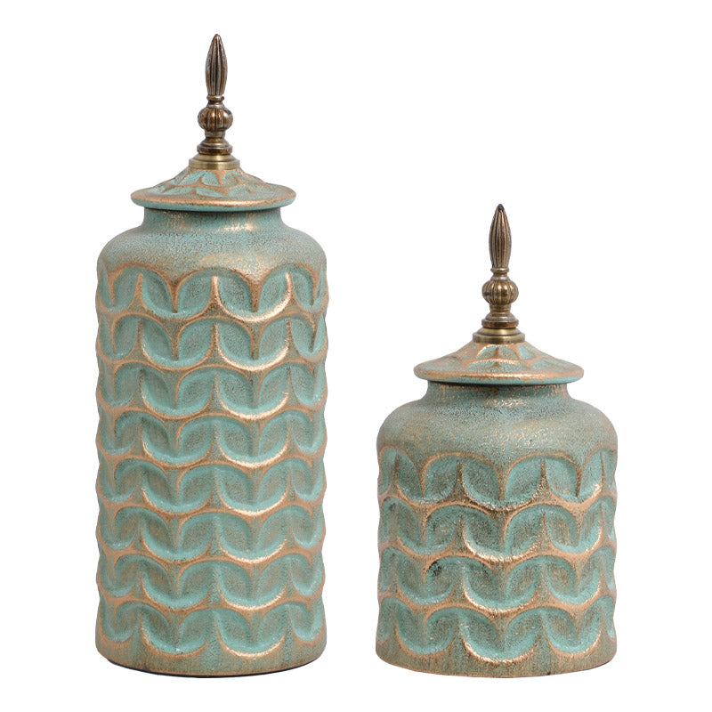 ΚΕΡΑΜΙΚΟ ΒΑΖΟ Fylliana 818202 ΒΕΡΑΜΑΝ 15x15x29εκ