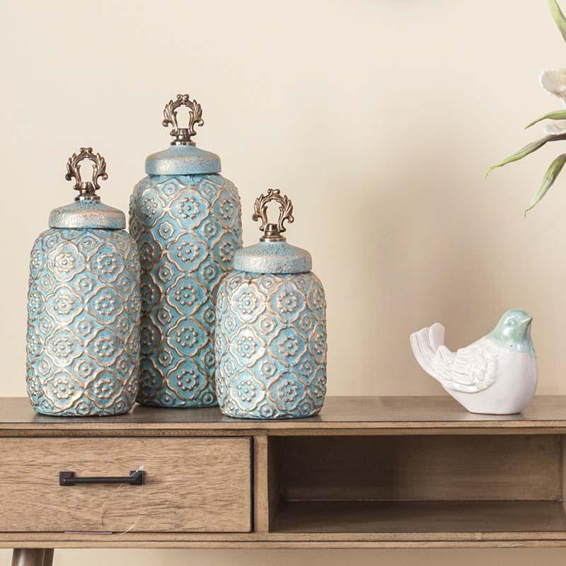 ΚΕΡΑΜΙΚΟ ΒΑΖΟ Fylliana 8187701 ΒΕΡΑΜΑΝ-ΧΡΥΣΟ 13*13*42 sls