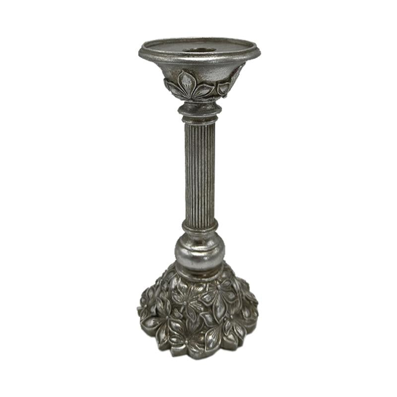 ΚΗΡΟΠΗΓΙΟ Fylliana Flower ΑΣΗΜΙ ΧΡΩΜΑ 11x11x26εκ sls