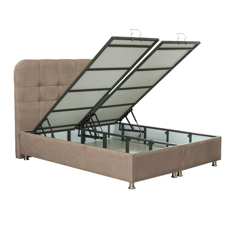 ΚΡΕΒΑΤΙ Fylliana Natalie ΚΑΦΕ ΜΕ ΑΠΟΘ ΧΩΡΟ 212x162x120 ΓΙΑ ΣΤΡΩΜΑ 160x200εκ