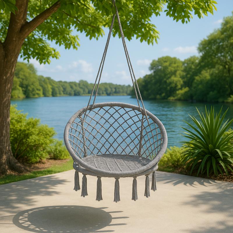 ΚΡΕΜΑΣΤΗ ΚΟΥΝΙΑ-ΑΙΩΡΑ Nala ΓΚΡΙ 80x80x125εκ