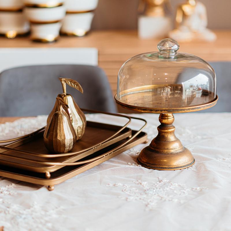 ΜΕΤΑΛΛΙΚΟ ΔΙΑΚΟΣΜΗΤΙΚΟ Fylliana Pear ΧΡΥΣΟ ΧΡΩΜΑ 8x14εκ