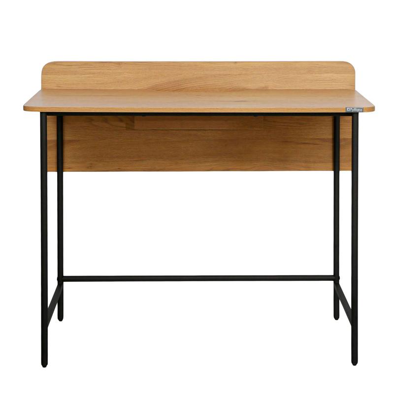 ΜΕΤΑΛΛΙΚΟ ΓΡΑΦΕΙΟ Fylliana FL2504 BLACK OAK ΧΡΩΜΑ 100x50x85εκ