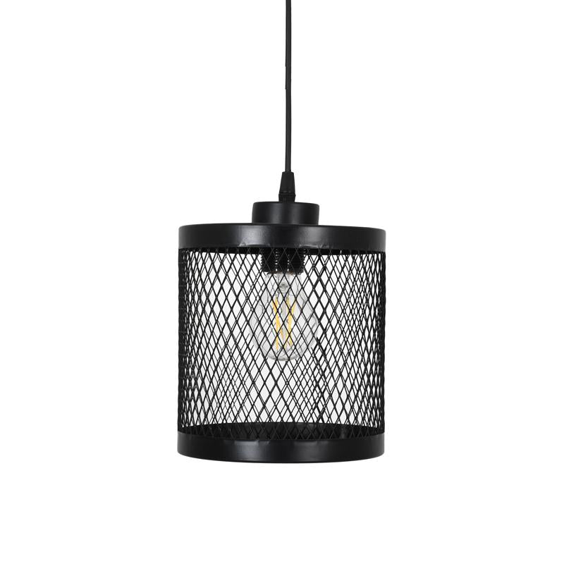 ΜΟΝΟΦΩΤΟ ΜΕΤΑΛΛΙΚΟ ΦΩΤΙΣΤΙΚΟ ΟΡΟΦΗΣ Fylliana ΜΕ ΚΑΠΕΛΟ ΠΛΕΓΜΑ ΜΑΥΡΟ ΧΡΩΜΑ 18x20εκ Ε27