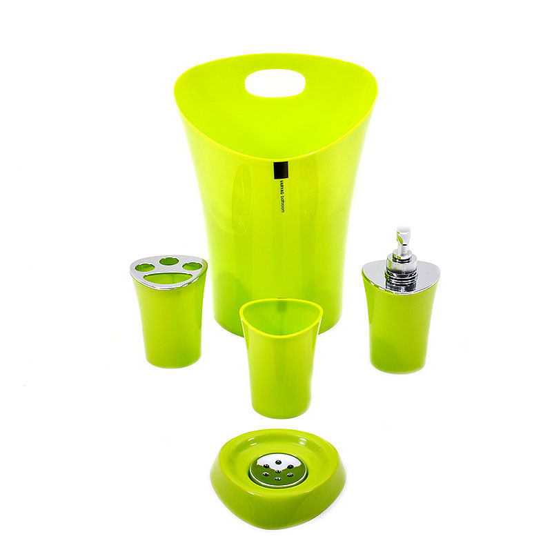 ΣΕΤ ΜΠΑΝΙΟΥ 5 ΤΕΜΑΧΙΩΝ ΠΡΑΣΙΝΟ sls