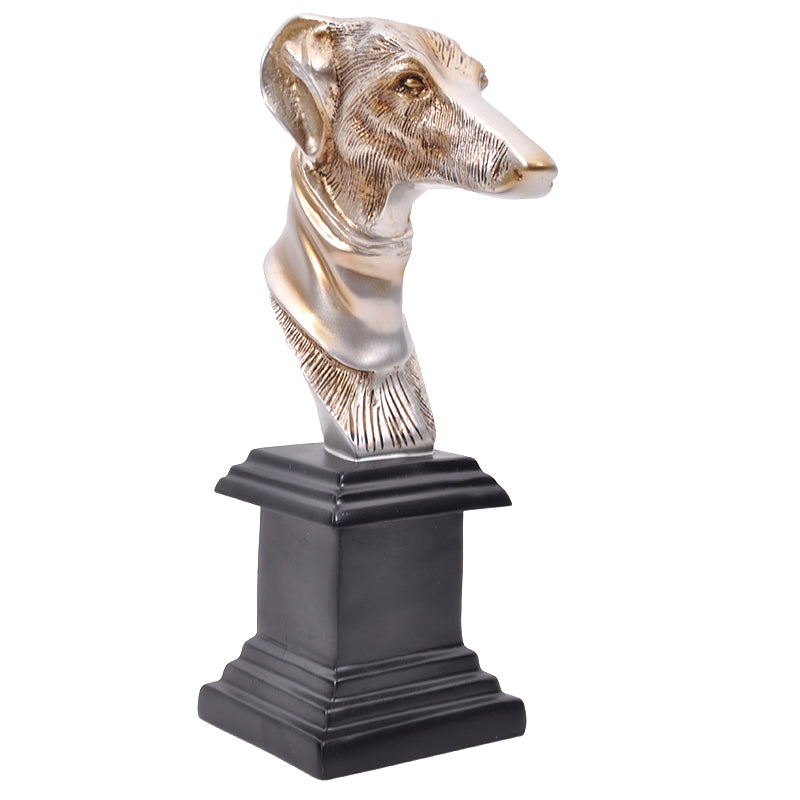 ΔΙΑΚΟΣΜΗΤΙΚΗ POLYRESIN ΚEΦAΛΗ ΣΚΥΛΟΥ Fylliana ΑΣΗΜΙ 31εκ G655