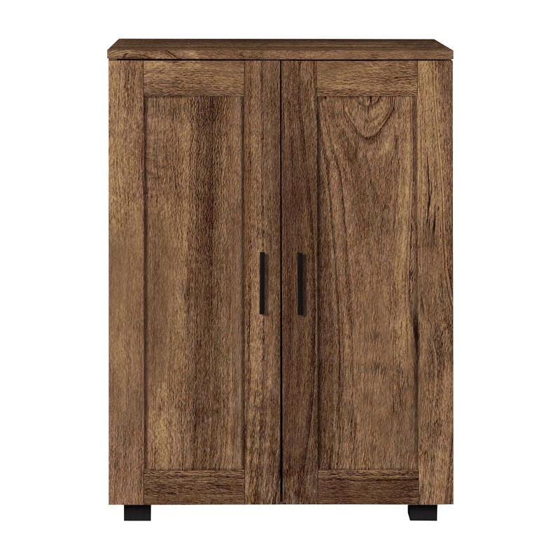 ΠΑΠΟΥΤΣΟΘΗΚΗ Fylliana "Cubo" ΜΕ 4 ΡΑΦΙΑ ΧΡΩΜΑ BROWN OAK 60x33x84εκ